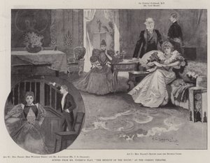 Scènes de la pièce de M. Pinero, Le Bénéfice du Doute, au Théâtre de la Comédie - Henry Charles Seppings Wright